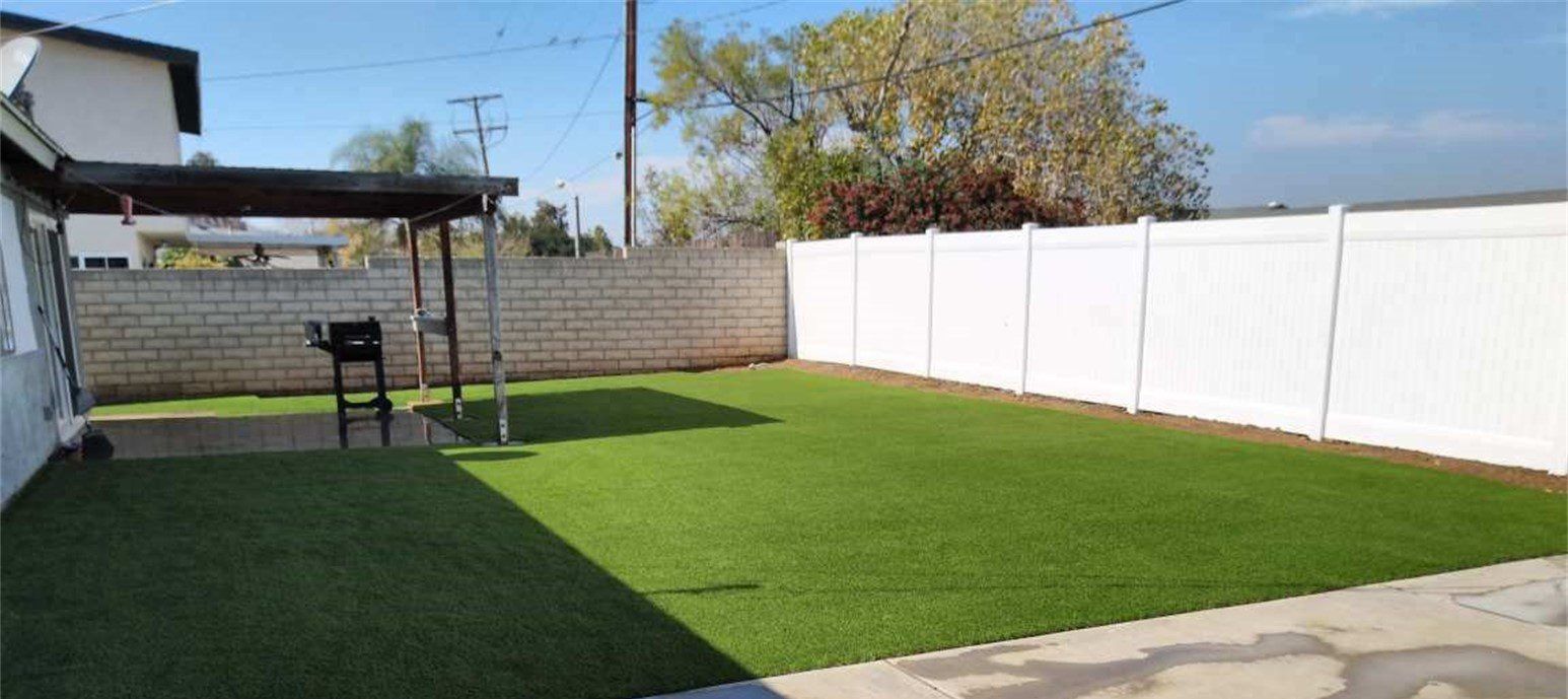 Vinyl fences and patio covers, Inland Empire Pavers, Artificial Grass