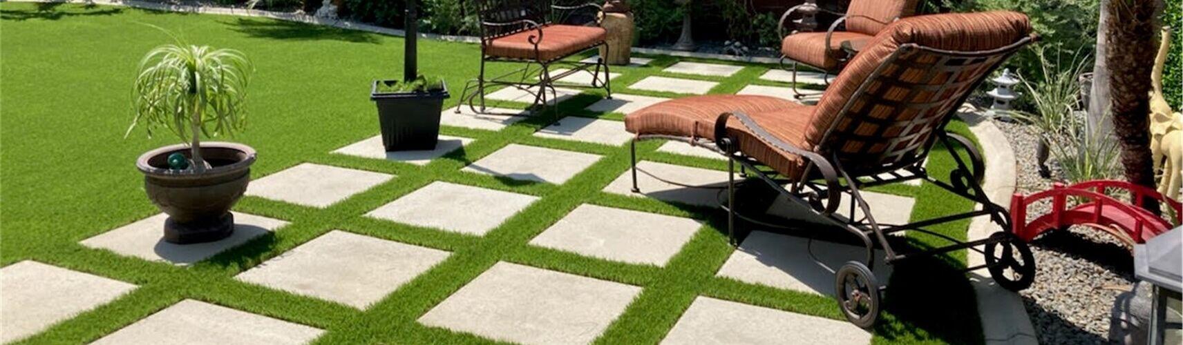 Pavers and Turf Landscapes Green-R Turf Artificial Grass & Pavers - The Ultimate Landscape & Hardscape Solution